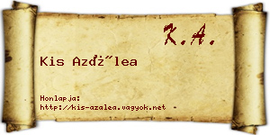 Kis Azálea névjegykártya